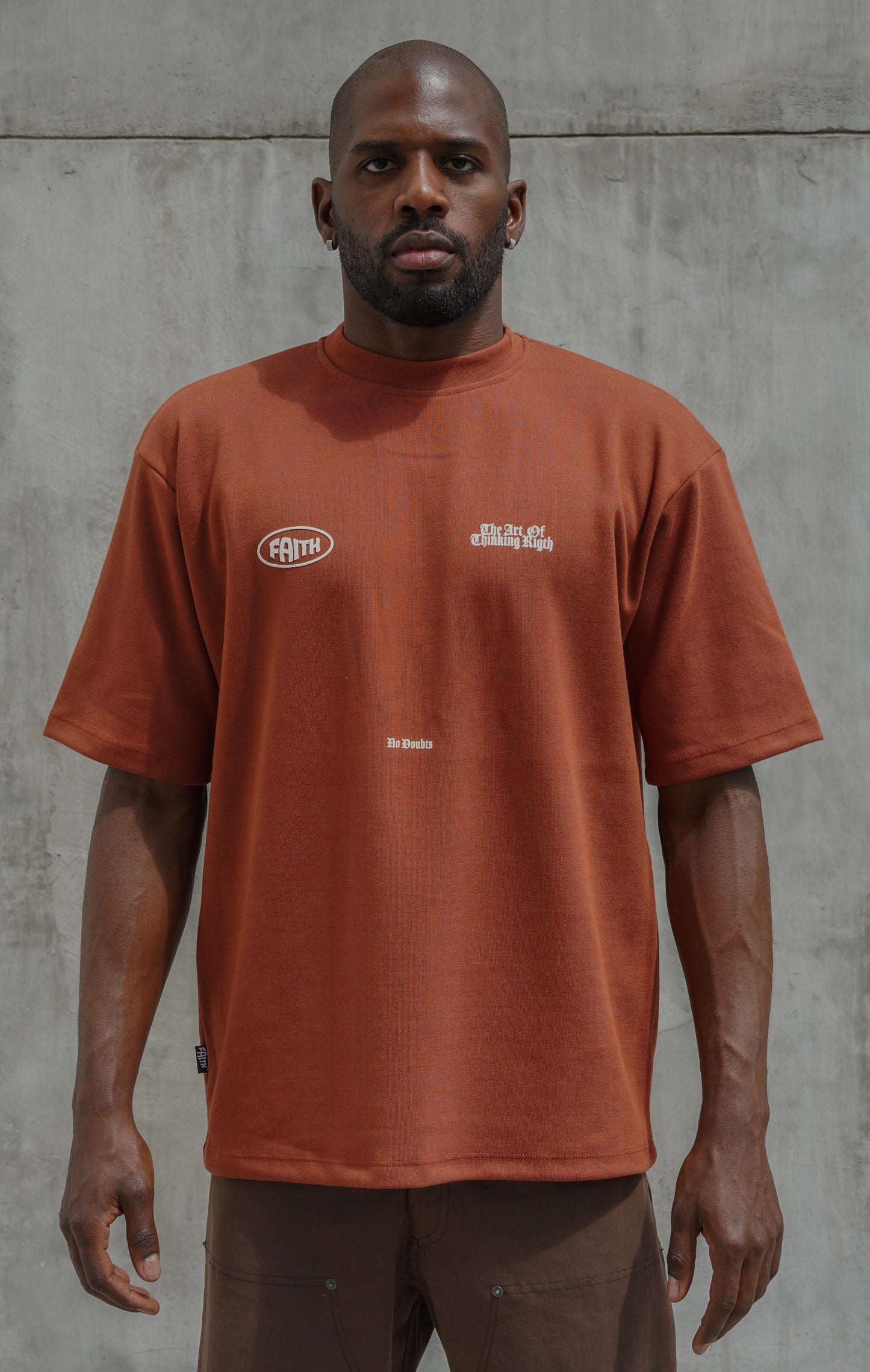 Camiseta Color Terracota (THE ART OF THINKING RIGHT)