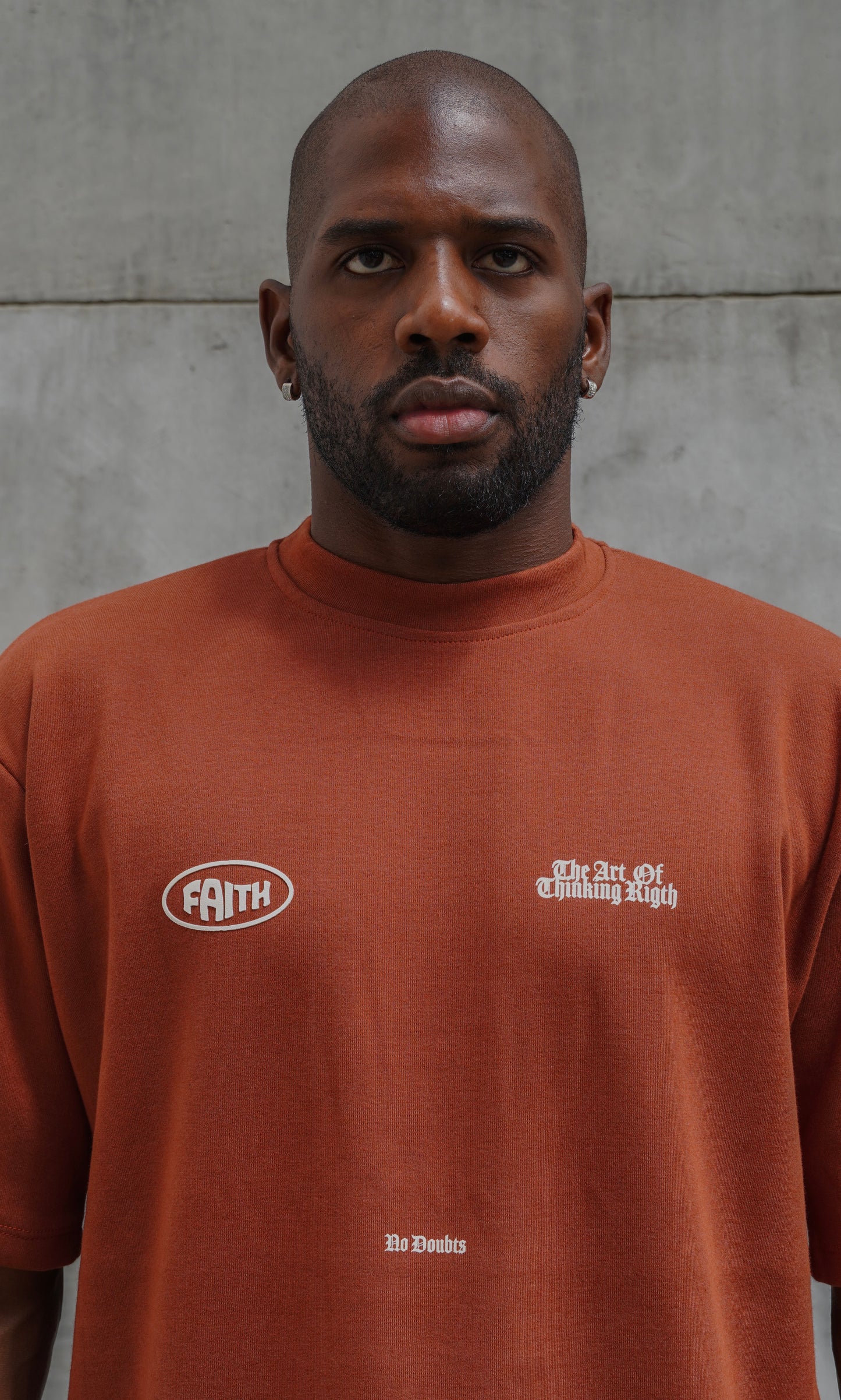 Camiseta Color Terracota (THE ART OF THINKING RIGHT)