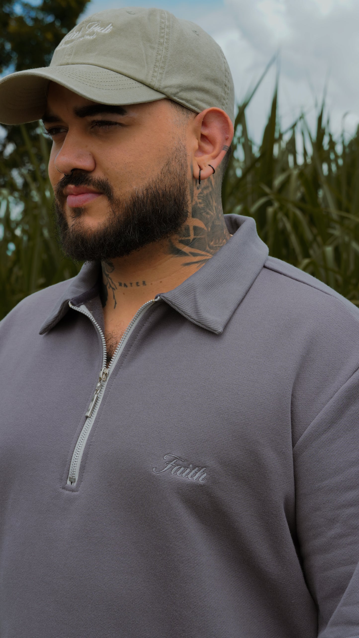 Camisa Con Cierre (Gray)