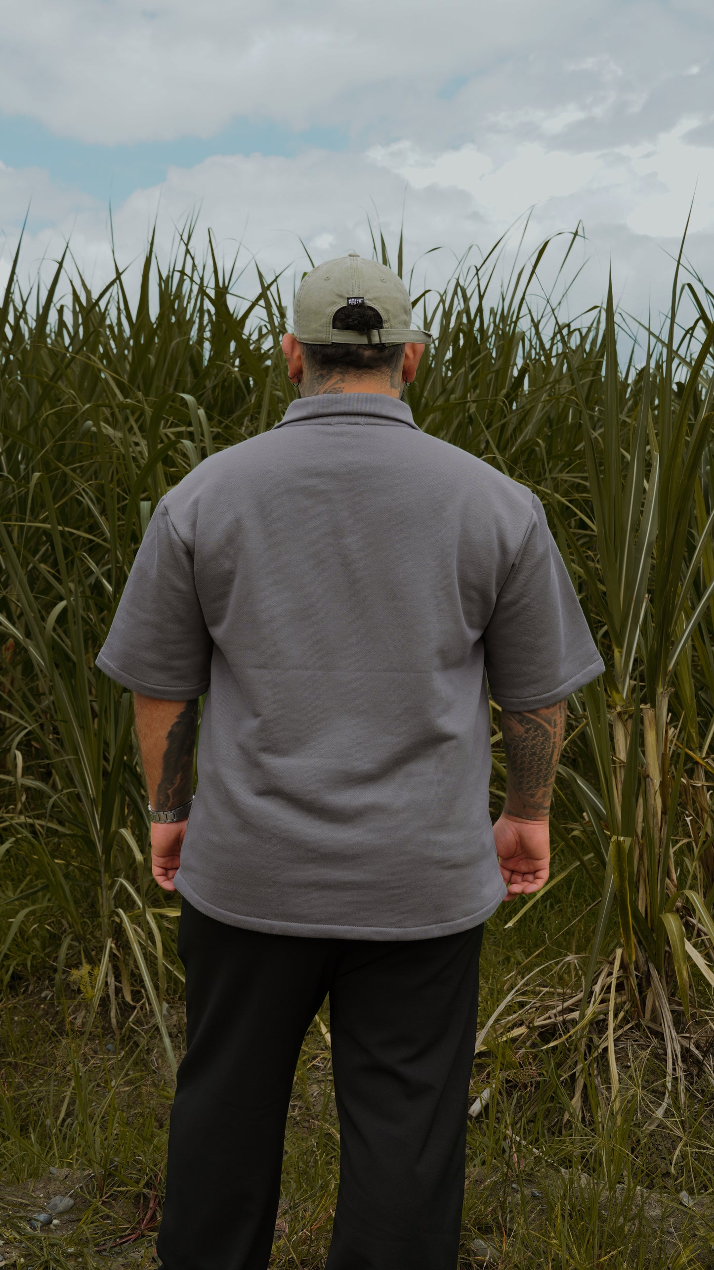 Camisa Con Cierre (Gray)