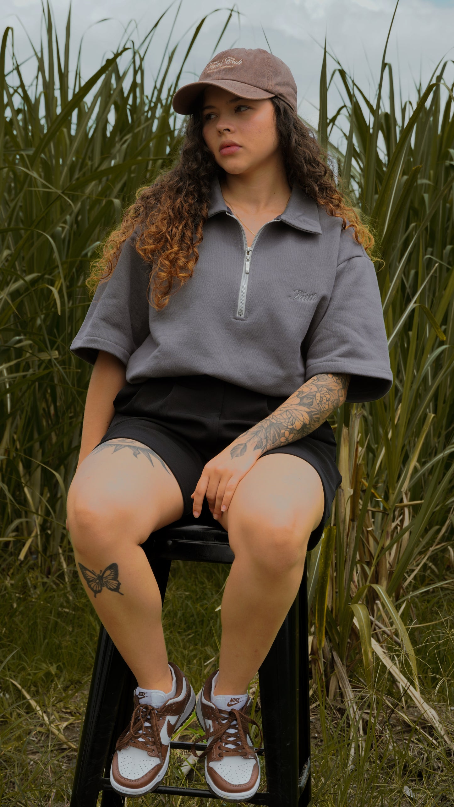 Camisa Con Cierre (Gray)