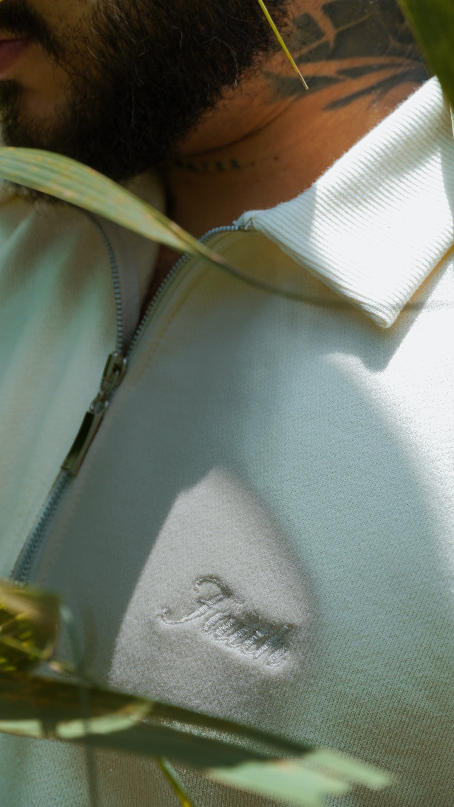 Camisa Con Cierre (Cream)