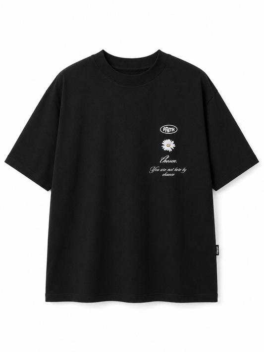 Camiseta Negra “FLOR”