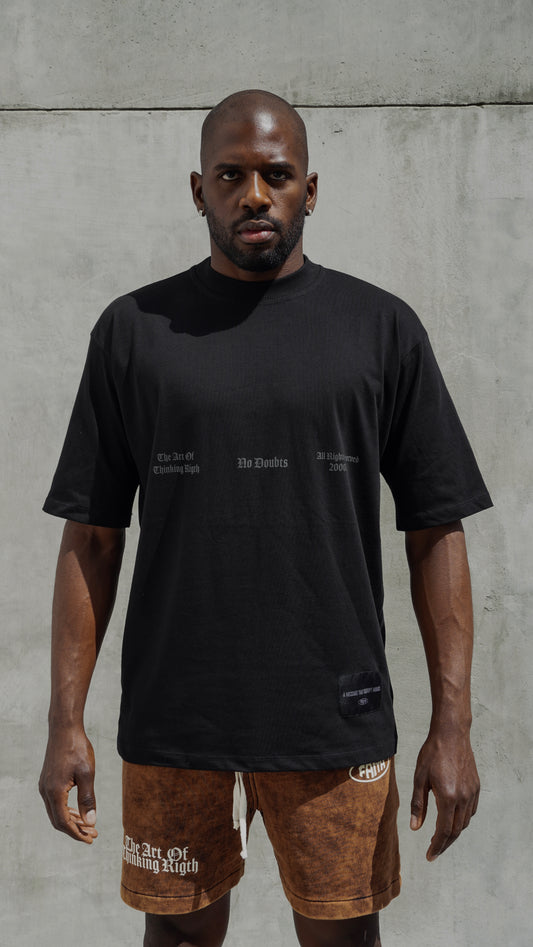 Camiseta Negra (the art of thinking rigth)