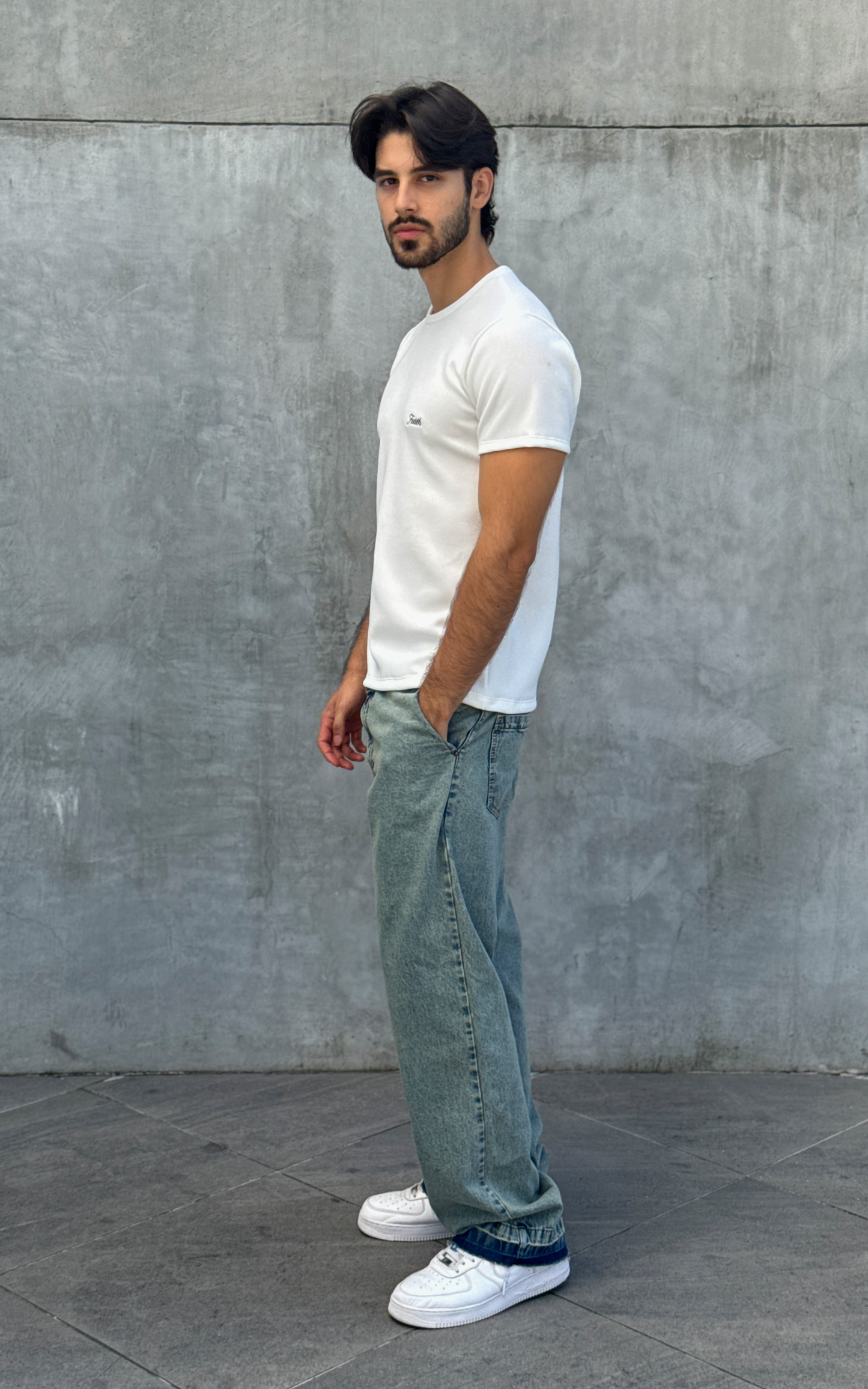 Camiseta Classic Blanca Slim Fit
