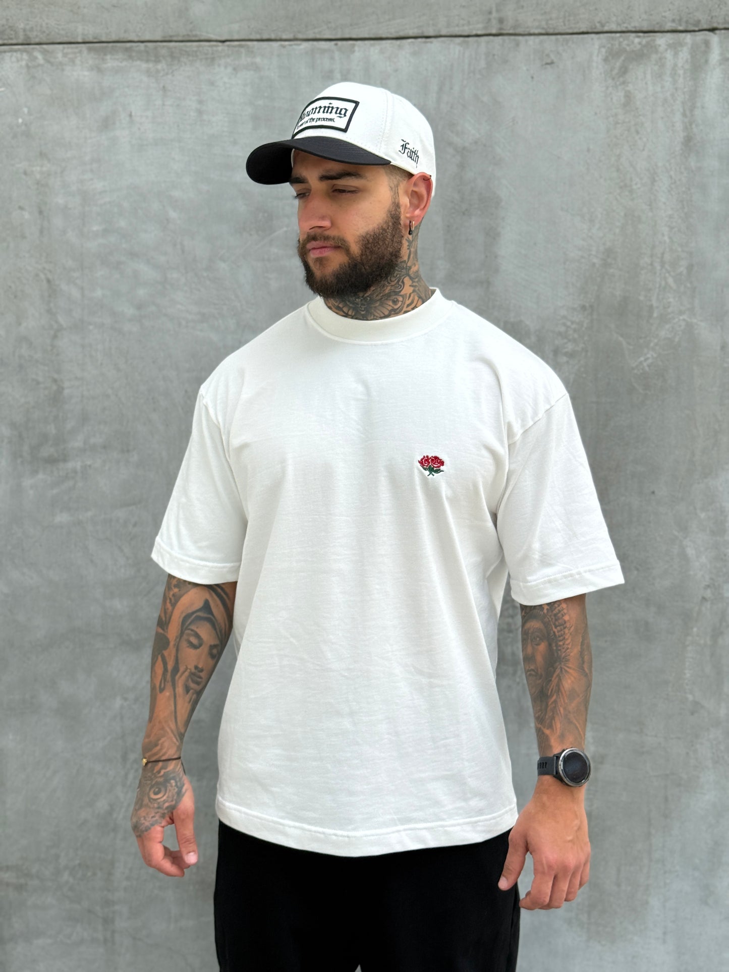 Camiseta Blanca “FLOR"