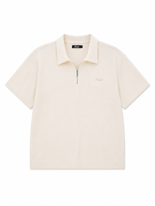Camisa Con Cierre (Cream)